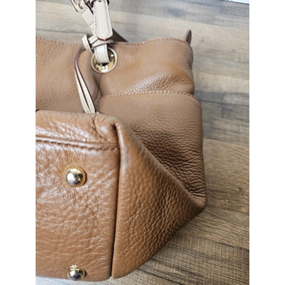 Michael Kors Jet Set East West Top Zip Acorn Saffiano Leather Tote Dust Cover - Picture 8 of 16